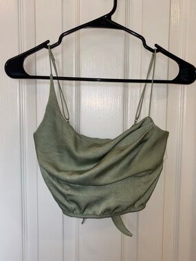 Urban Outfitters Tie Back Asymmetrical Top